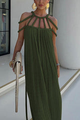 Hannah - Moderne Elegantie Maxi Dress - Jumplein