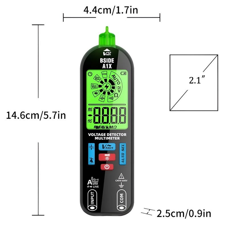 BSIDE A1X Digital Multimeter - Slim meten gemakkelijk gemaakt - Jumplein