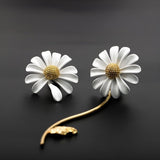 Daisy Flower Earrings - Omarm de vreugde van de natuur - Jumplein