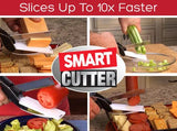 Smartcutter™ 2 in 1 Keukenmes - Snijdt voedsel binnen enkele seconden - Jumplein